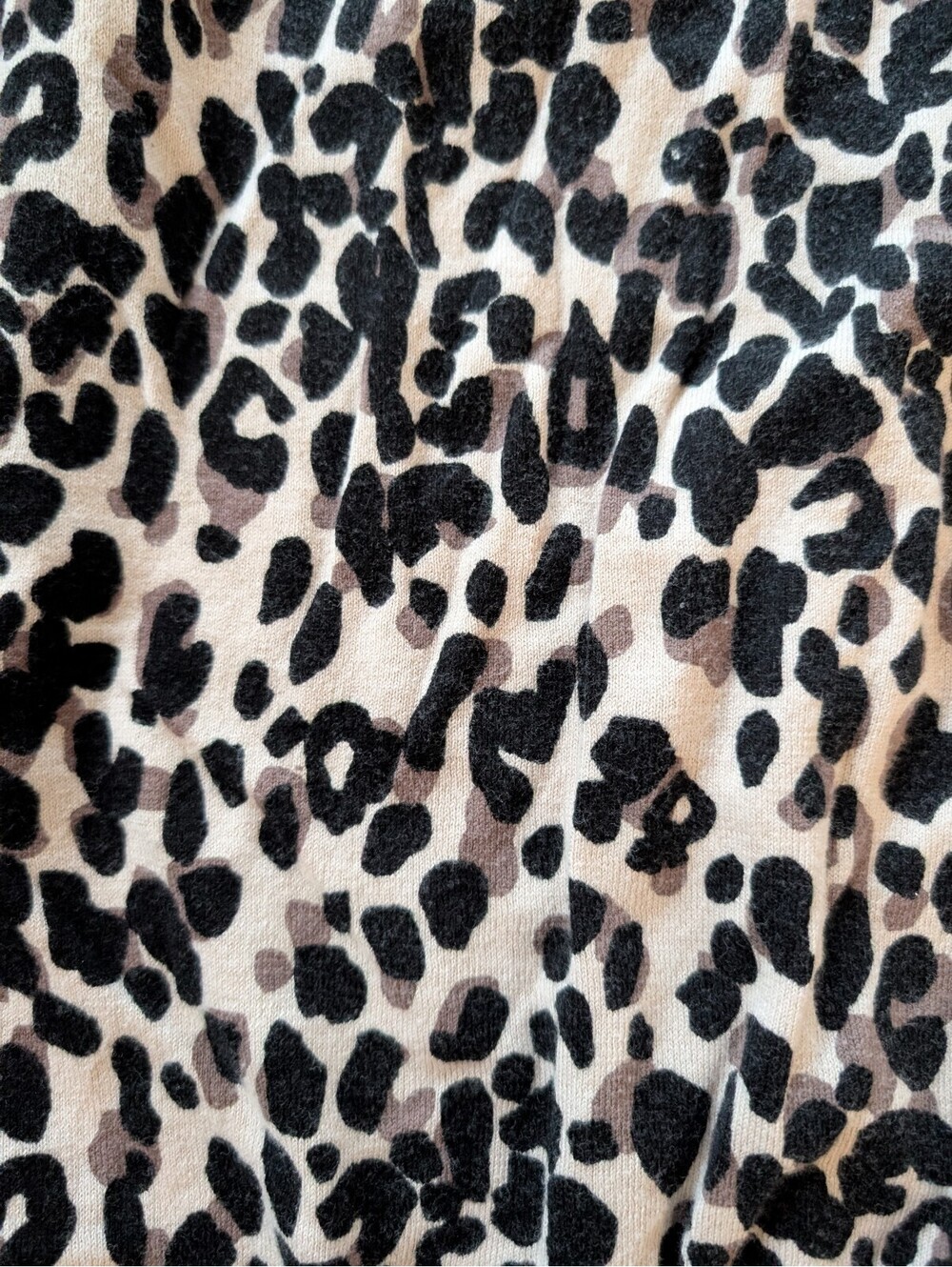 1901 Leopard Animal Print Button Up Cardigan Sweater Lightweight Size XL - Picture 5 of 8